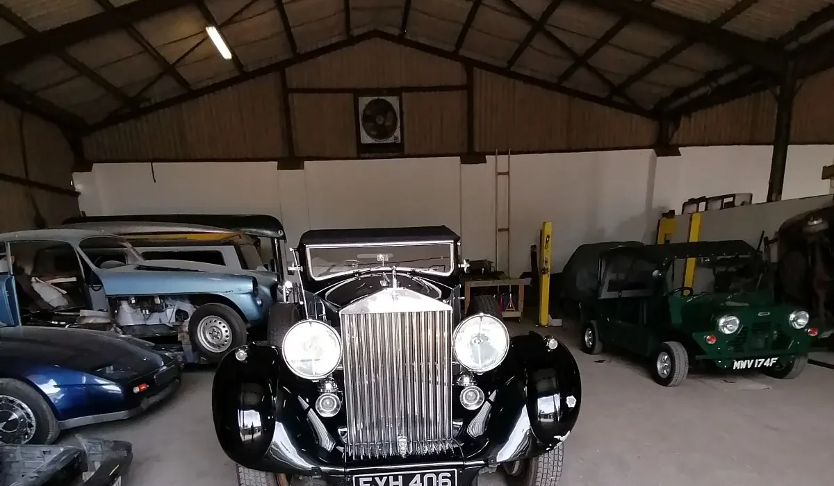 Black Vintage Car