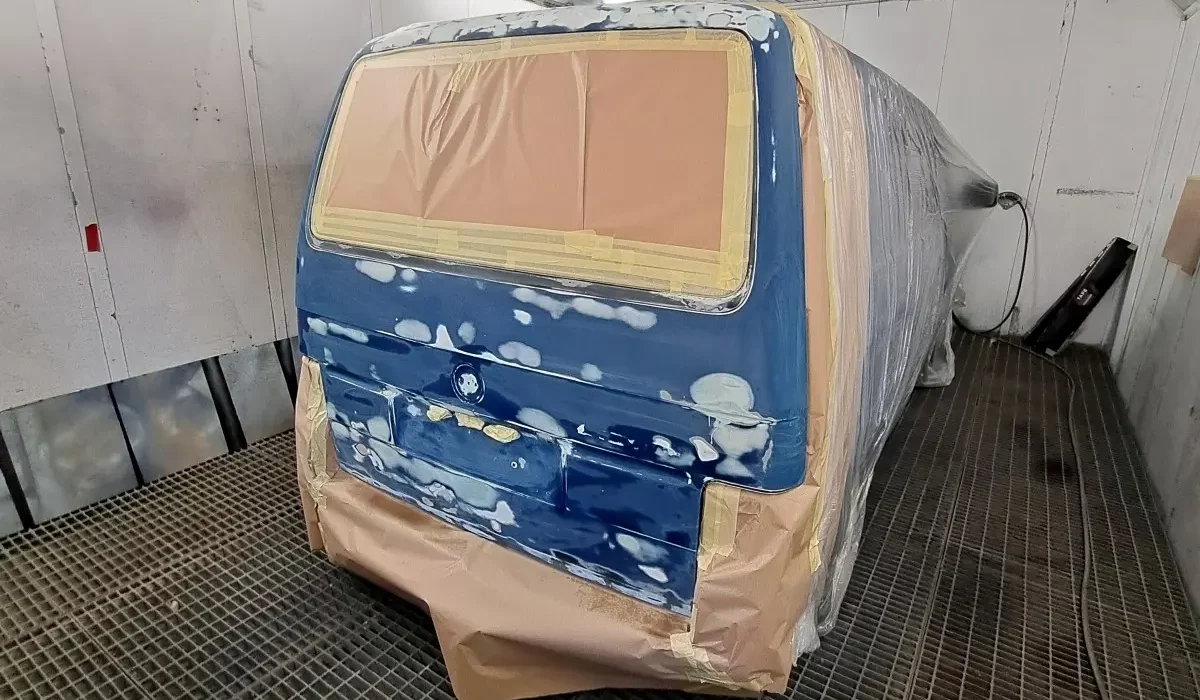 Blue VW Van Before Respray