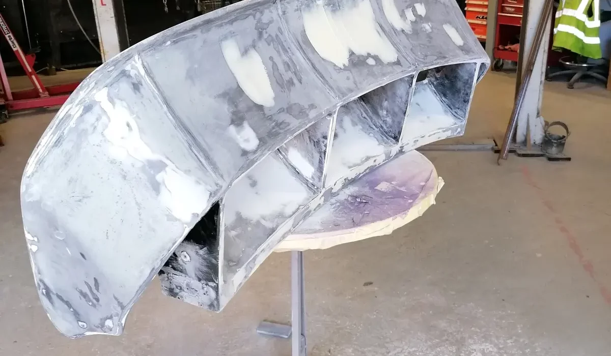Spoiler Sanded