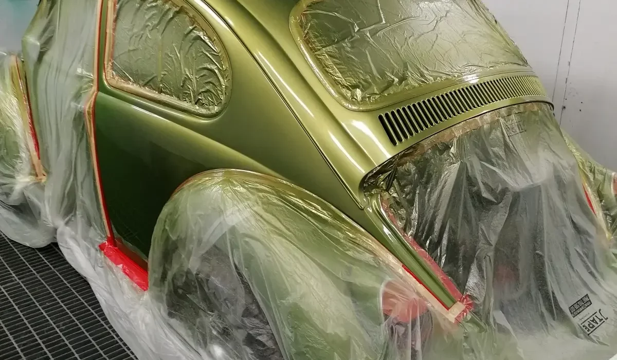VW Beetle Green Resprayed
