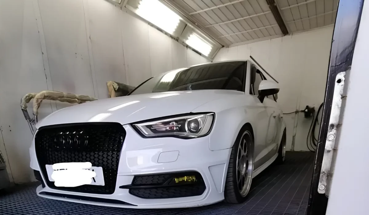 White Audi